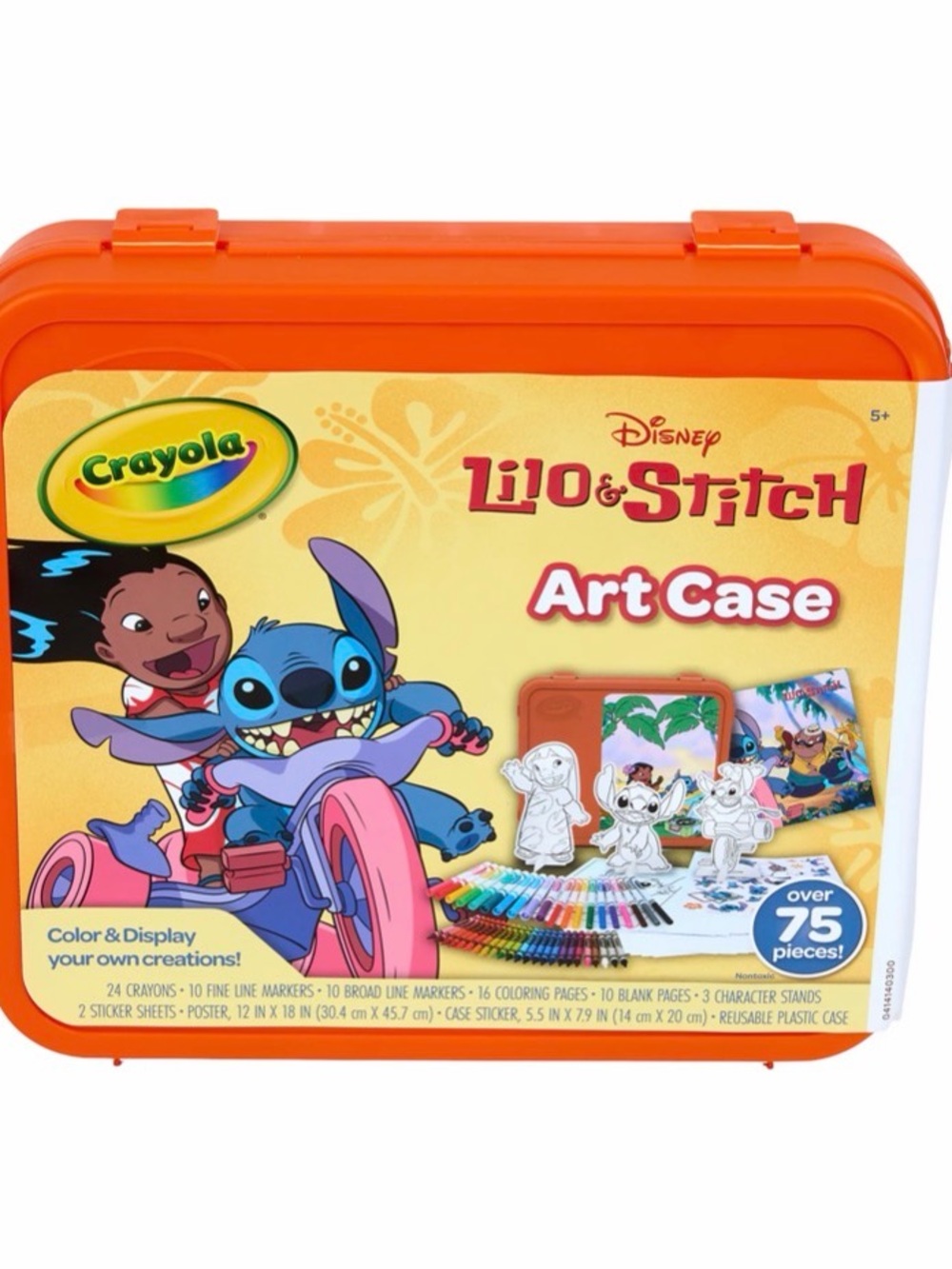 Crayola Disney Lilo & Stitch Plastic Art Case Sealed
